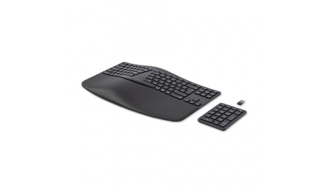 Keyboard - HP 960 Wireless Ergonomic QWERTY 10m Range 24-Month Battery Life