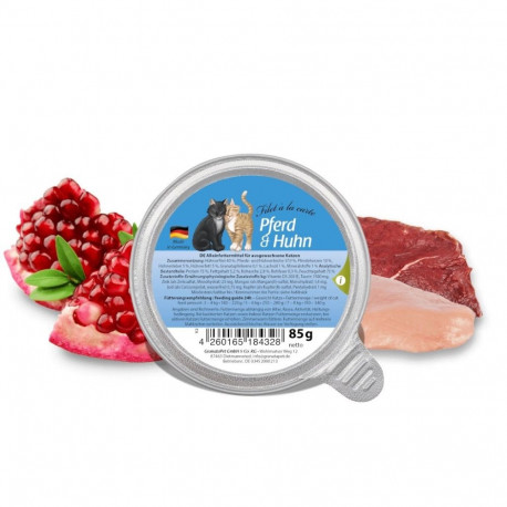 Cat Food - GRANATAPET Filet á la carte Horse with Chicken Wet 85g