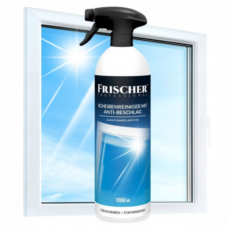 Glass Cleaner - Frischer 1L Anti-Vapour Trigger Bottle