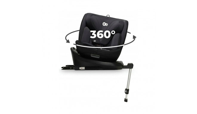 Car Seat - KinderKraft I-360 0-36 kg ISOFIX/Seat Belt Swivel Base Black