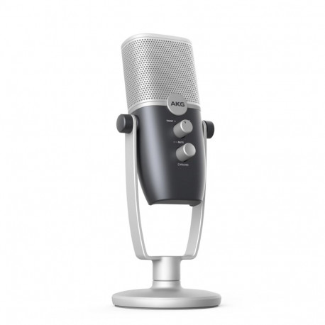 Microphone - AKG Ara USB Condenser 20-20kHz 120dB 96kHz 24-bit Blue-Silver