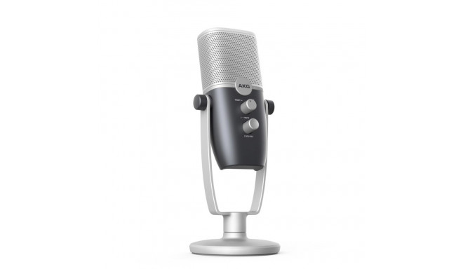 Microphone - AKG Ara USB Condenser 20-20kHz 120dB 96kHz 24-bit Blue-Silver