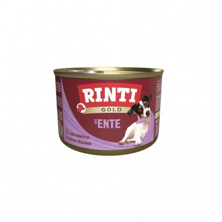 Dog Food - RINTI Gold Duck Wet Food 185g Grain-Free, Gluten-Free