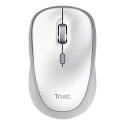 Wireless Keyboard Mouse Set - Trust Ody II Full-size Layout 1600 DPI White