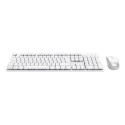 Wireless Keyboard Mouse Set - Trust Ody II Full-size Layout 1600 DPI White