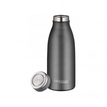 Thermal Bottle - THERMOS THERMOcafé 350 ml Stainless Steel Leakproof Grey