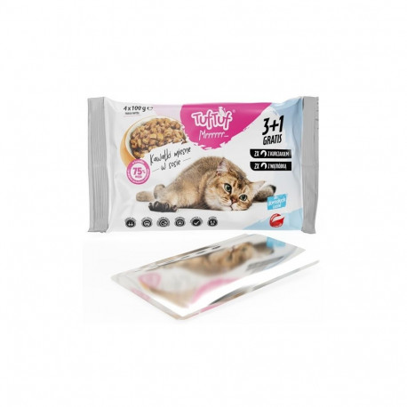 Cat Food - TUF TUF 2x Chicken & Liver Wet Food 4x100g
