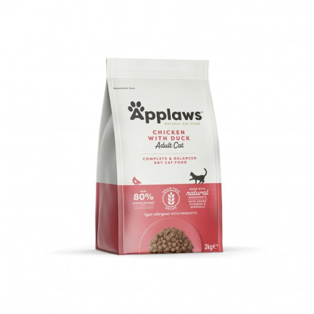 Cat Food - APPLAWS Chicken with Duck Dry Cat Food 2kg Grain-Free