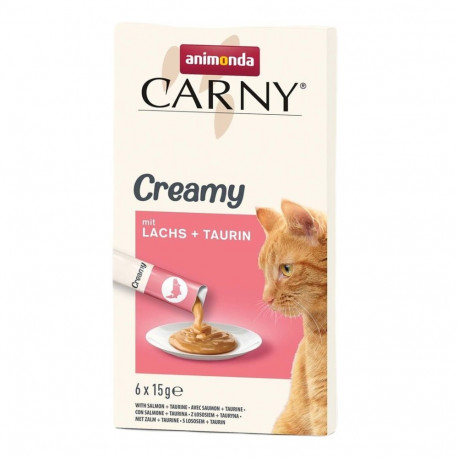 Cat Treat - ANIMONDA Carny Salmon with Taurine 6 x 15g Gluten-Free