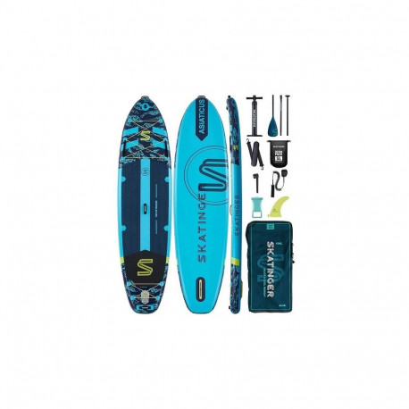 Inflatable Stand-Up Paddleboard - Skatinger Asiaticus 335x89x15 cm Yoga Blue