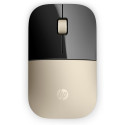 Computer Mouse - HP Z3700 Wireless 1200 DPI Optical 3 Buttons Gold