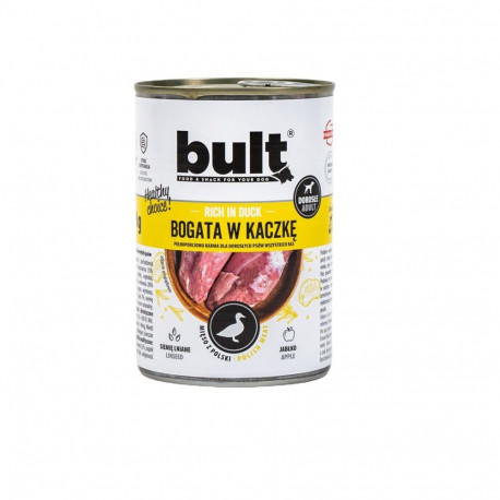 Dog Food - BULT Rich in Duck Wet Food 400g 11% Protein Gluten-Free Soy-Free