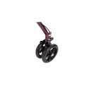 Mobility Aid - Four-Wheel Walker 120kg Capacity Adjustable Height Foldable
