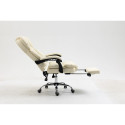 Office Chair - Activejet YK7416 Metal Base, Adjustable Height, Beige