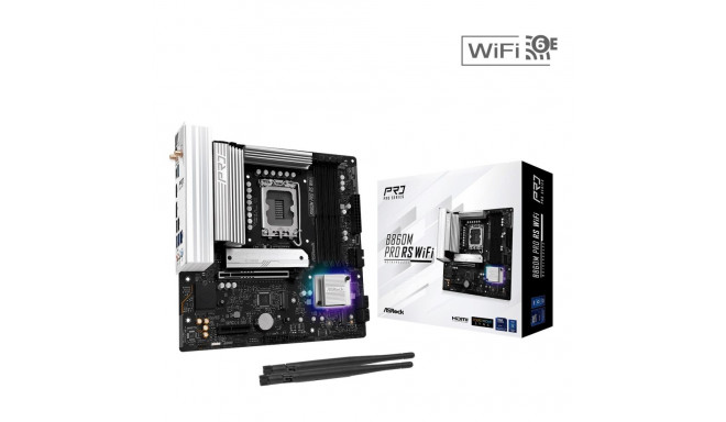 Motherboard - ASRock B860M Pro RS WiFi LGA 1851 DDR5 256GB Wi-Fi Bluetooth