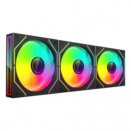 Case Fan - Mars Gaming MF3DPROKIT 12cm RGB 1600 RPM 12 dB Black