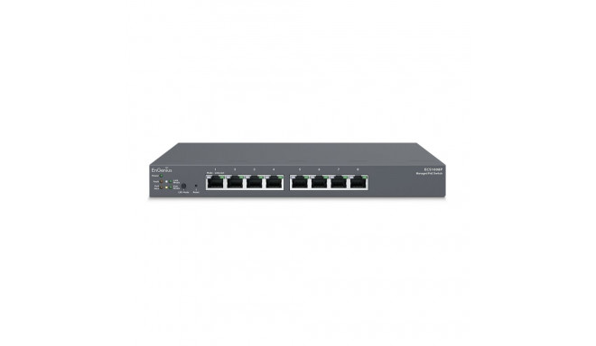 Networking Switch - EnGenius CloudSwitch L2Plus 8 PoE 8 Gigabit Ports 55W PoE