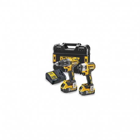 Power Tool - DeWALT DCK268P2T-QW 18V 5Ah Screwdriver/Impact Driver with Case