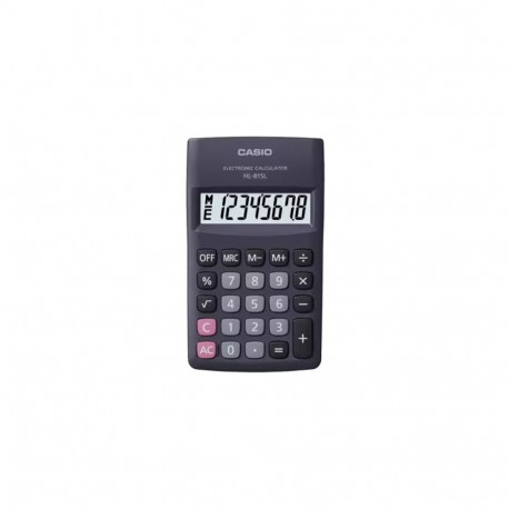 Calculator - CASIO HL-815L 8-Digit Pocket Size 69.5x118mm Black