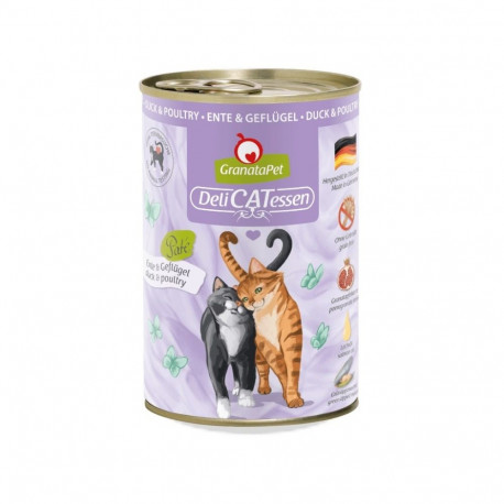 Cat Food - GRANATAPET DeliCATessen Duck & Poultry Wet Food 400g