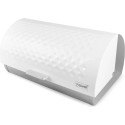 Kitchen Storage - Maestro MR-1676 Bread Loaf Stainless Steel Hinged Lid White