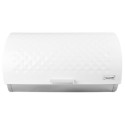 Kitchen Storage - Maestro MR-1676 Bread Loaf Stainless Steel Hinged Lid White