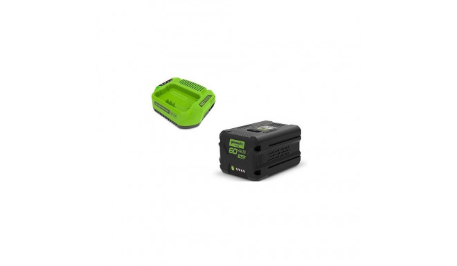 Battery Pack - Greenworks GSK60B4 60V 4Ah Lithium-Ion with 2A Charger