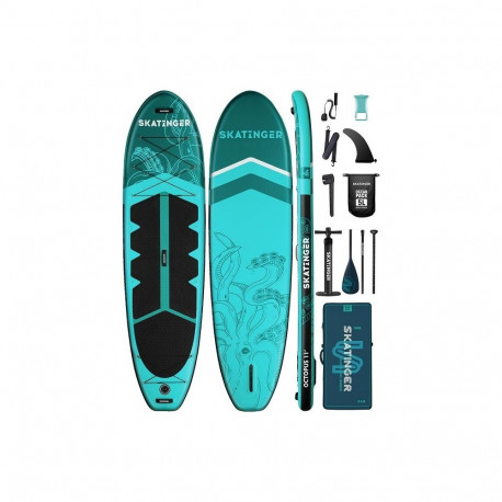 Inflatable Stand-Up Paddleboard - Skatinger Octopus 335x86x15 cm Blue