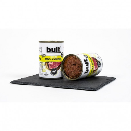 Dog Food - BULT Rich in Beef Wet Dog Food 400g 11% Protein 6.5% Fat
