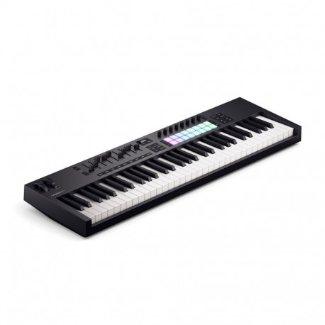 MIDI Keyboard - Novation Launchkey 61 MK4 61 Keys, 16 Pads, 9 Sliders, USB Powered