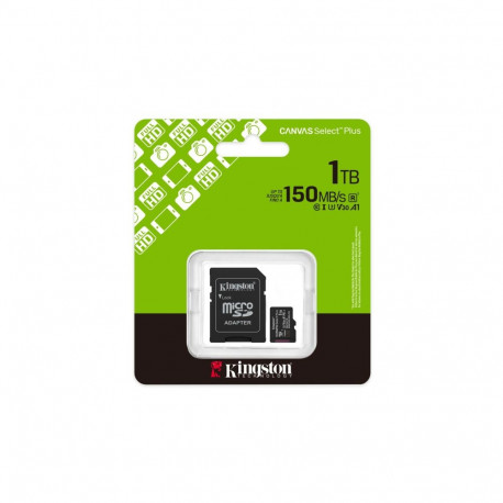 Memory Card - Kingston Technology 1TB microSDXC Canvas Select Plus 150MB/s A1