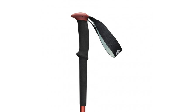 Trekking Pole - Black Diamond Trail Back 3-Section Aluminum Adjustable Iron Red