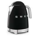 Electric Kettle - Smeg 50's Style KLF04BLEU 1.7L, 7 Temp Settings, Black