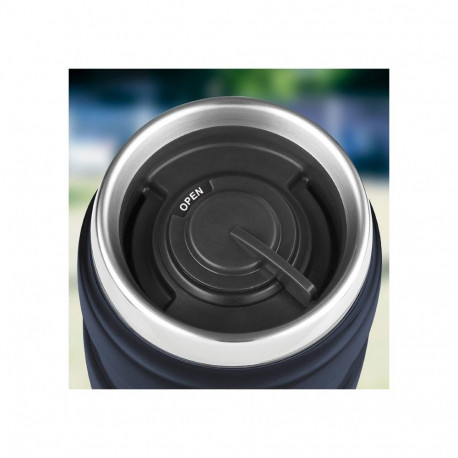 Thermal Mug - THERMOS 470 ml Stainless Steel Leakproof Hot/Cold Metallic Grey