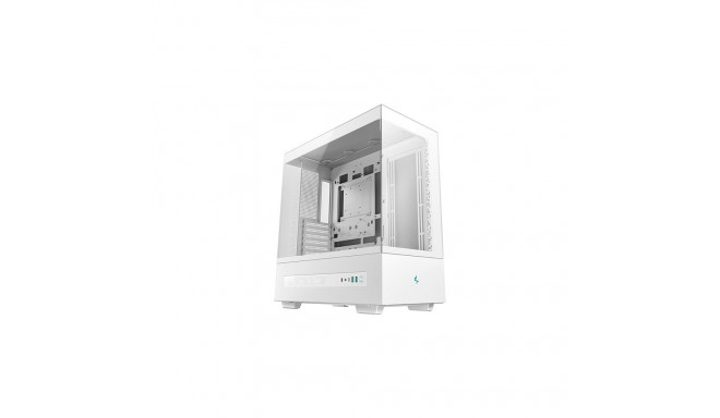 Computer Case - DeepCool CH690 Tower 45cm GPU, 18.2cm CPU Cooler, LCD Display White