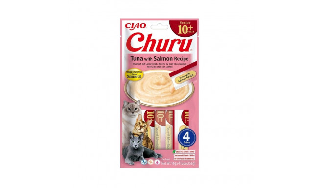 Cat Treat - INABA Churu Senior Tuna with Salmon Recipe 4x14g