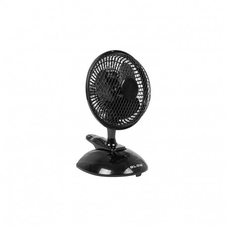 Desk Fan - 15cm 25W 2in1 Oscillating Black