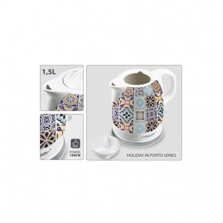 Electric Kettle - MAESTRO MR-066-PORTO 1.5L Ceramic Cordless Auto Power Off