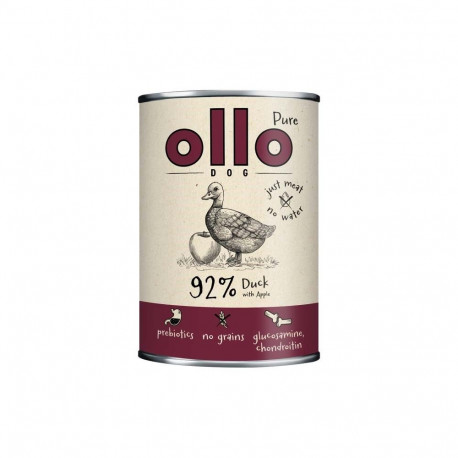 Dog Food - OLLO Pure Duck with Apple Wet Food 400g Gluten-Free
