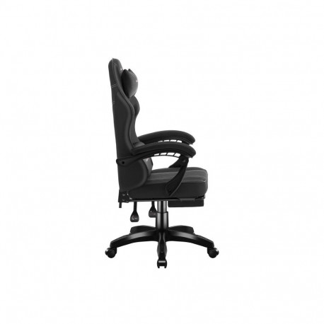 Gaming Chair - Force 3.7 Ergonomic Adjustable Backrest with Neck Rest and Lumbar Pillow Black