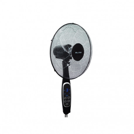 Household Fan - 16" Standing Fan 60W LCD Remote Control Adjustable Height