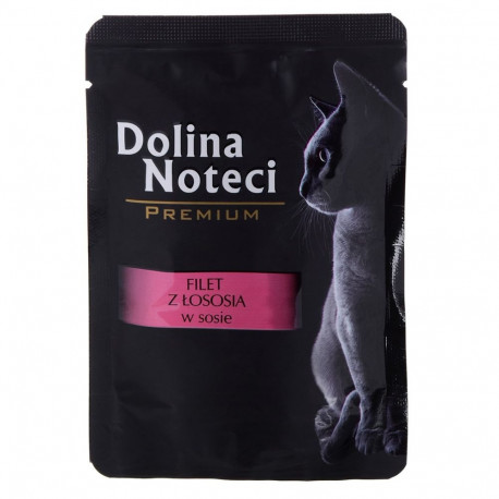 Cat Food - Dolina Noteci Premium Salmon Fillet with Sauce 85 g