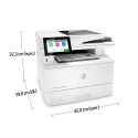 Multifunction Printer - HP LaserJet Enterprise M430f 100K Duty Cycle, Duplex, Color Touch Display
