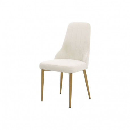 Söögitool Modig, valge/kuldne