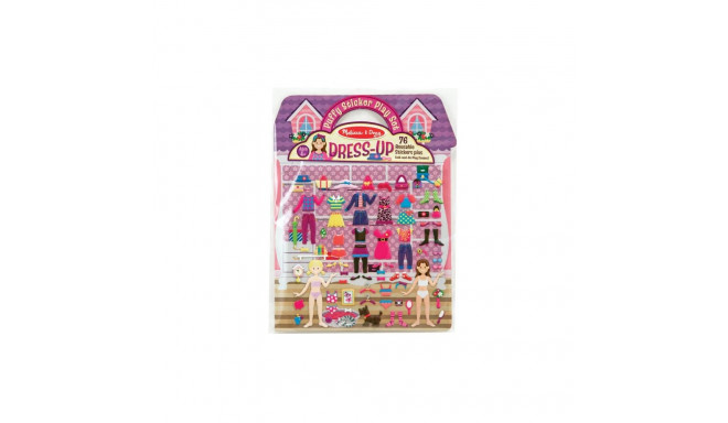 MELISSA & DOUG taaskasutatavad pehmed kleebised Riietumine