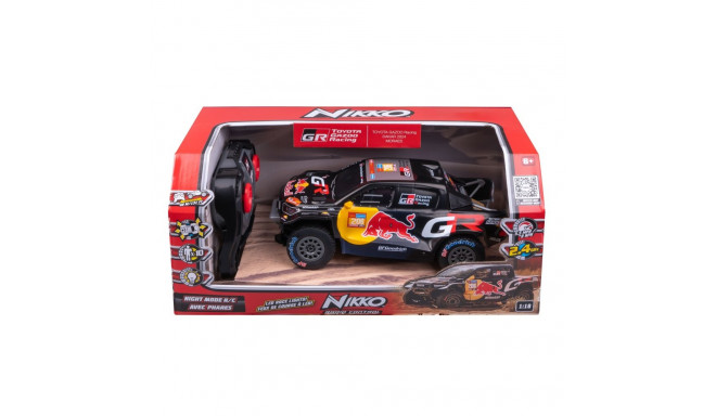 NIKKO Raadioteel juhitav Toyota GR Dakar #206 Lucas Moraes, skaala 1:18