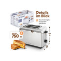 Toaster Bomann, inox