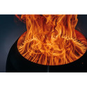 HOFATS MOON 45 all black Fire Basket with high stand
