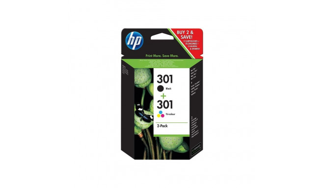 HP No.301 2-pack black + cyan / magenta / yellow N9J72AE