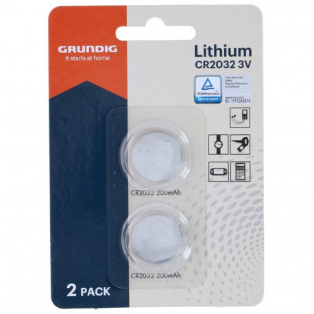 Grundig patarei 2tk CR2032 3V
